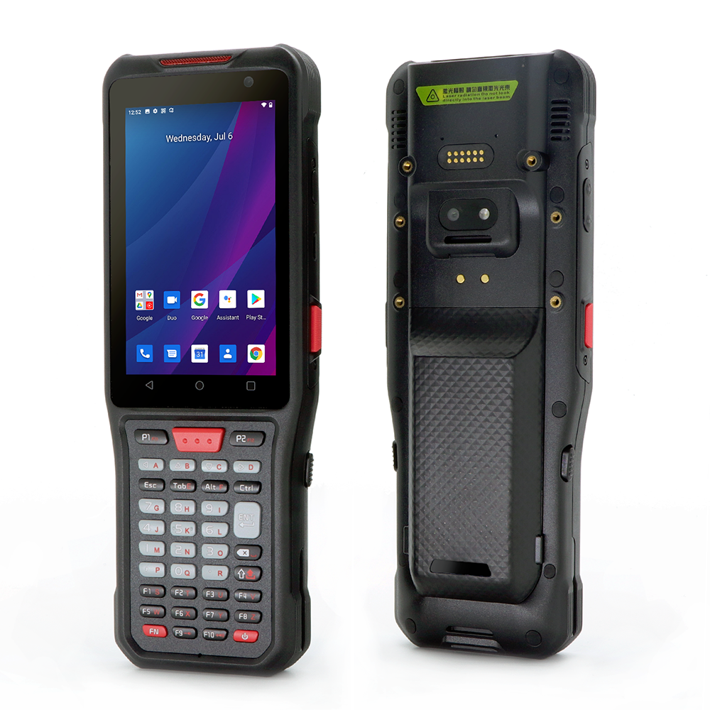 PDA Android 14 avec scanner de codes-barres Zebra SE5500, poignée pistolet, lecteur de codes-barres Android longue portée