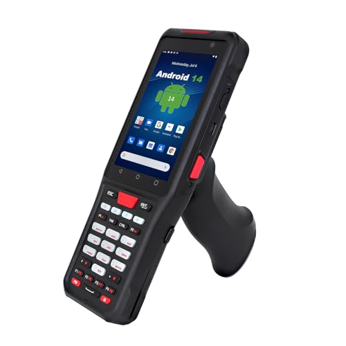 Android 14 PDA with Zebra SE5500 Barcode Scanner Pistol Grip Long-distance android barcode scanner