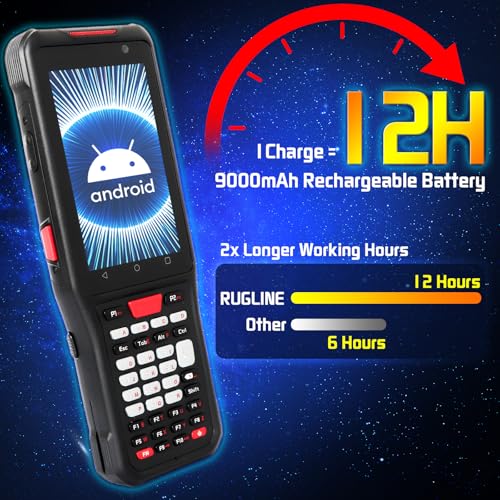 2026 Android 14 PDA Equip with Zebra SE5500 Barcode Scanner Long Range