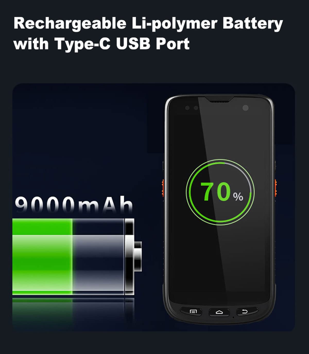 Android Barcode Scanner with Pistol Grip