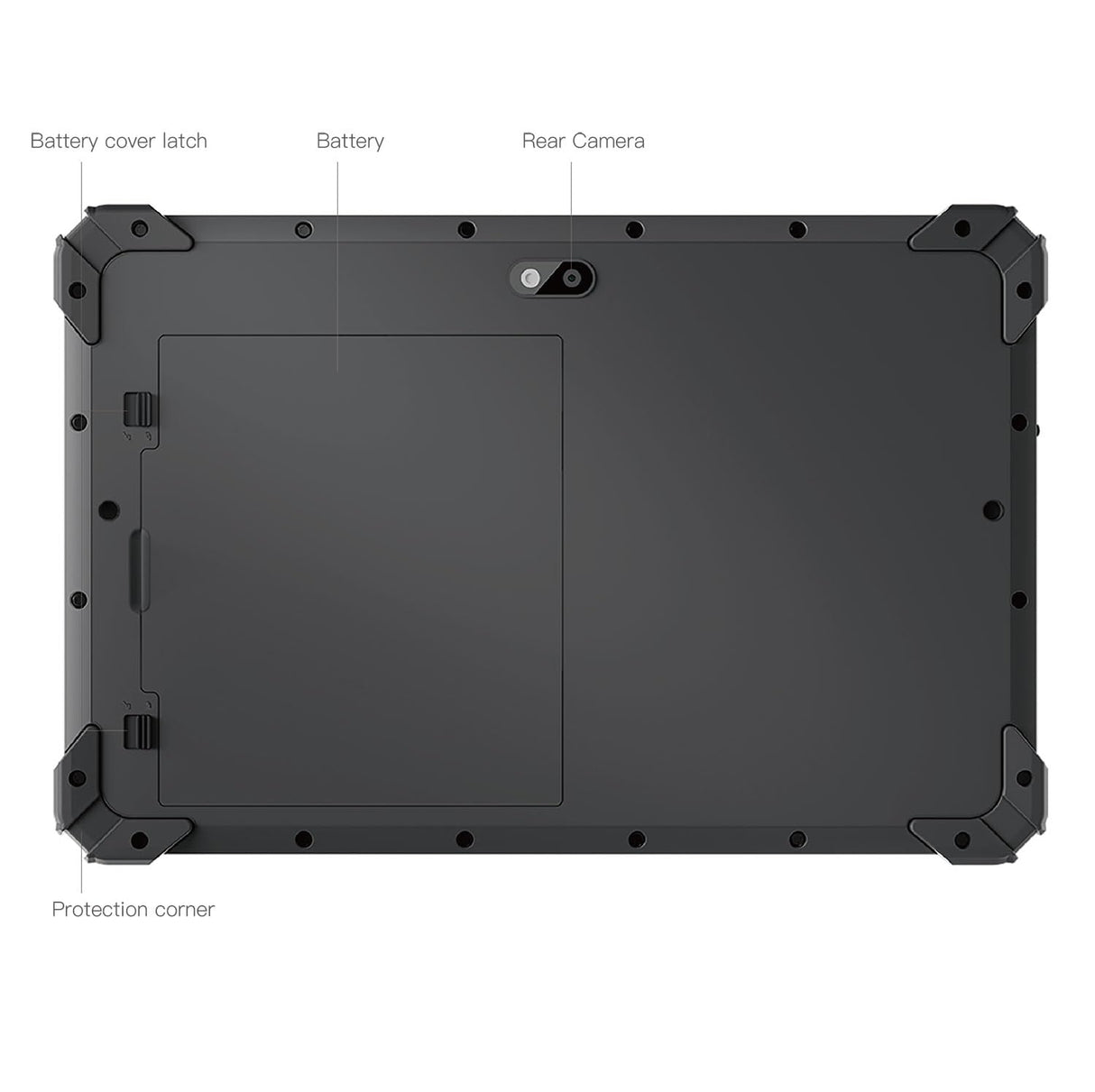 Tablette industrielle 8 pouces Windows 11 Pro Intel N5100 700 nits 4G LTE