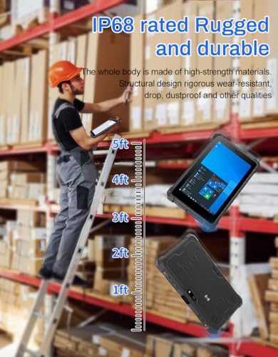 IP68 Rugged Tablets 10.1" Windows 11 Pro 8GB+128GB Intel N5100