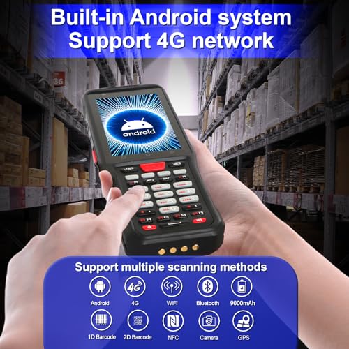 2026 Android 14 PDA Equip with Zebra SE5500 Barcode Scanner Long Range