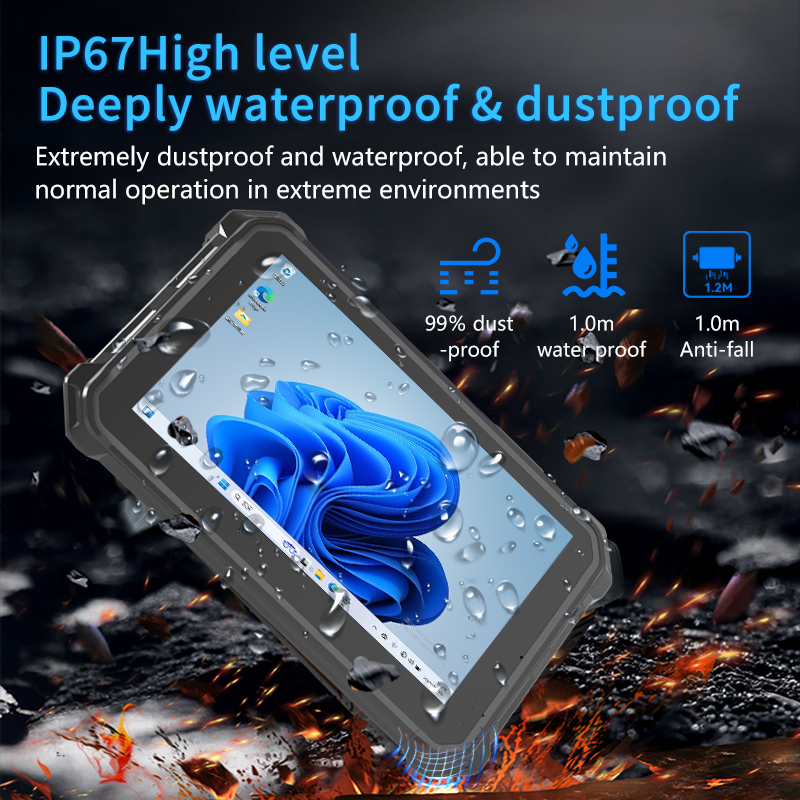 RT-I70N 7" Rugged Tablet PC Intel Intel N100 8GB RAM+128GB Industrial Ourdoor Waterproof Windows