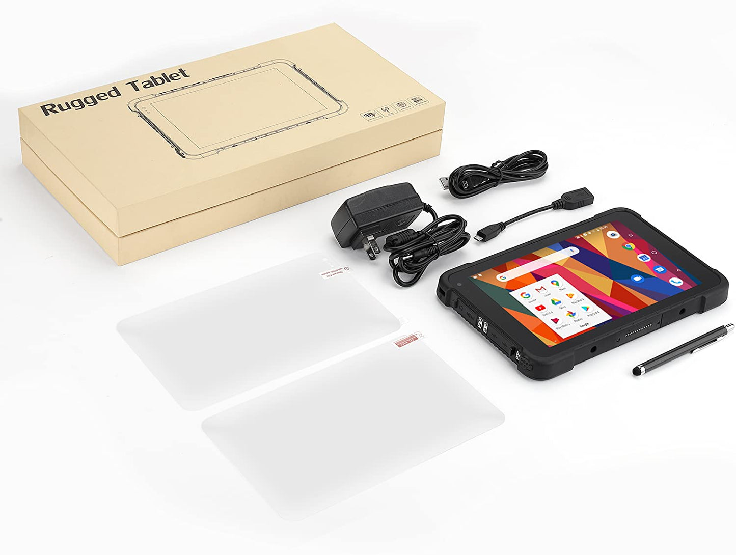 8 Inch Rugged Tablet Android 14 Industrial Tablet