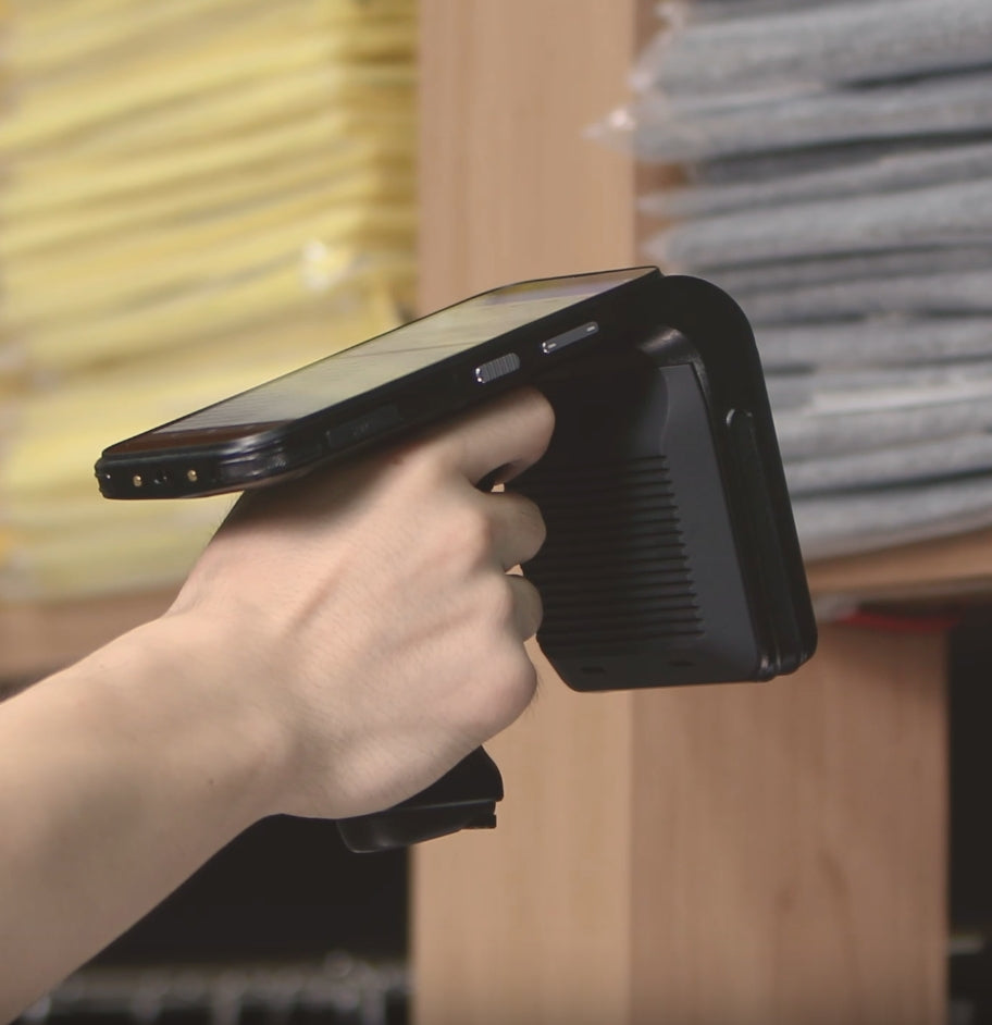 5" Android 13 Handheld UHF RFID Reader with 2D Zebra SE4710 Barcode Scanner