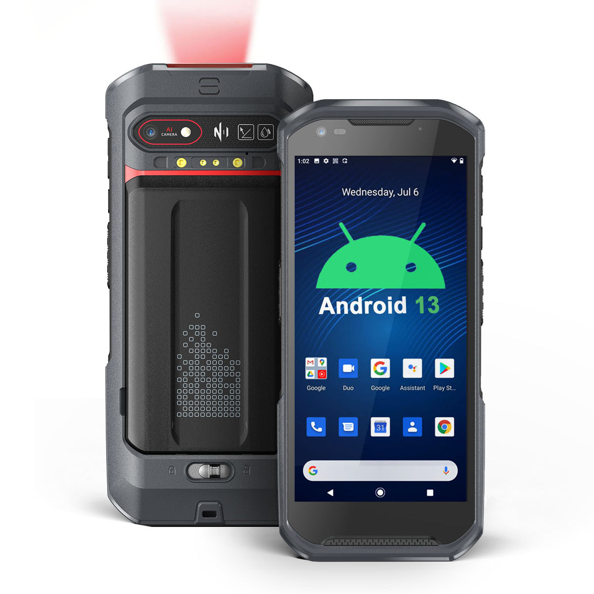 5.5" Rugged PDA Android 13 2D Scanner Barcode