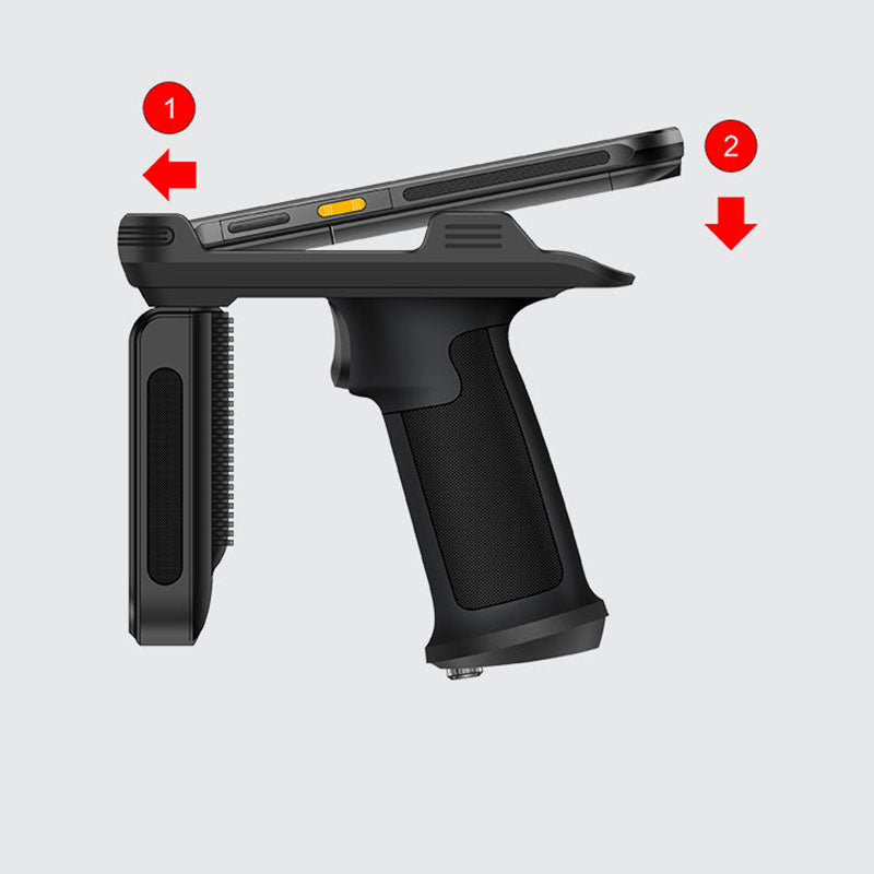 6 Inch Android Handheld PDA with UHF RFID Reader and Writer 2D Barcode Scanner