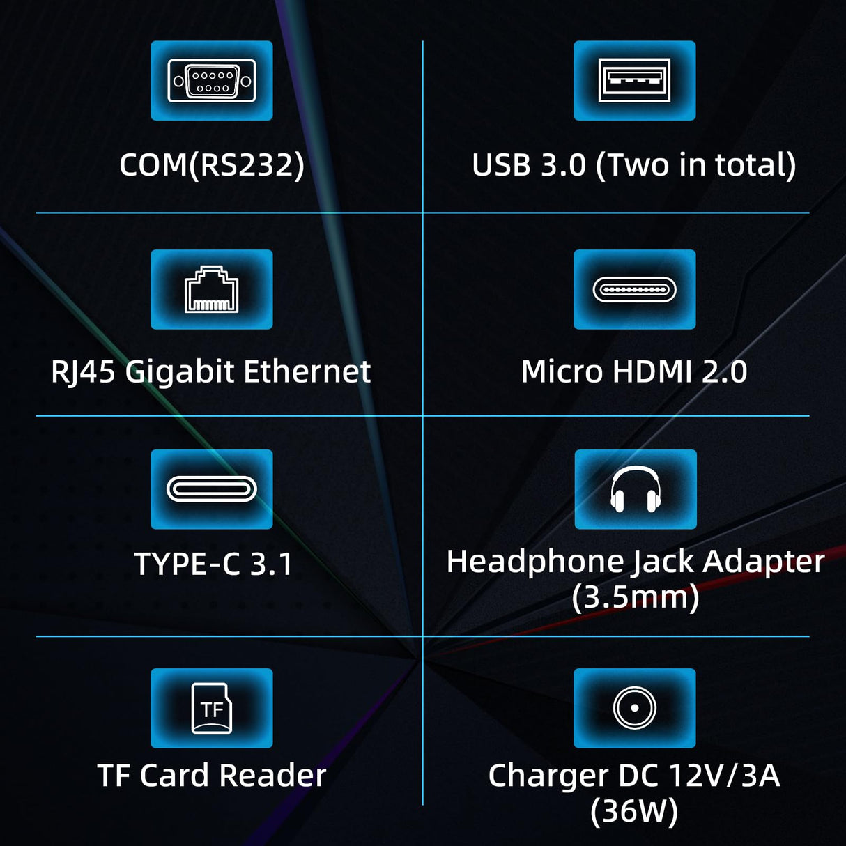 RF7G 10.1" Rugged Tablet PC Intel N5100 8GB RAM+128GB Waterproof 16000mAh