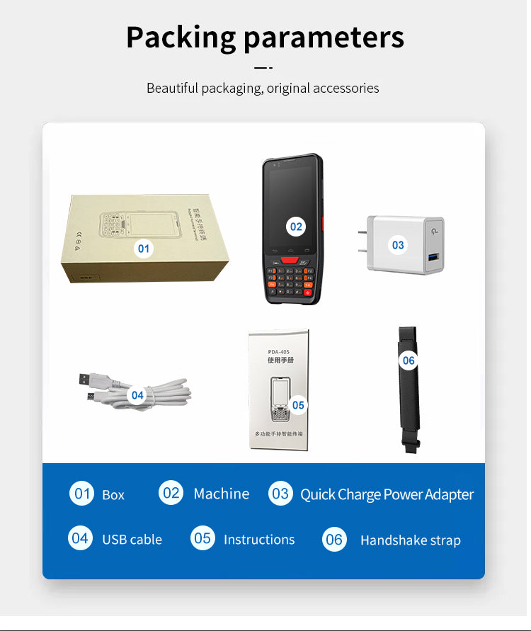 Cheap 4G LTE Mobile Data Collector Rugged Handheld Courier PDA Terminal with Barcode Scanner for Warehousing and Logistics
