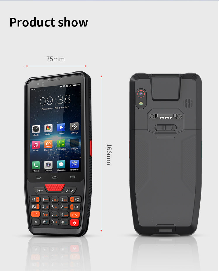 Cheap 4G LTE Mobile Data Collector Rugged Handheld Courier PDA Terminal with Barcode Scanner for Warehousing and Logistics