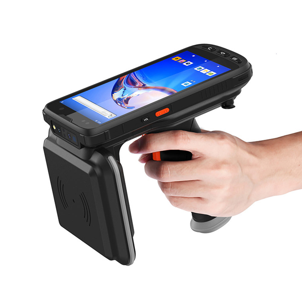 5.5 Inch Android Handheld PDA with UHF RFID Reader and Writer 2D Scanner
