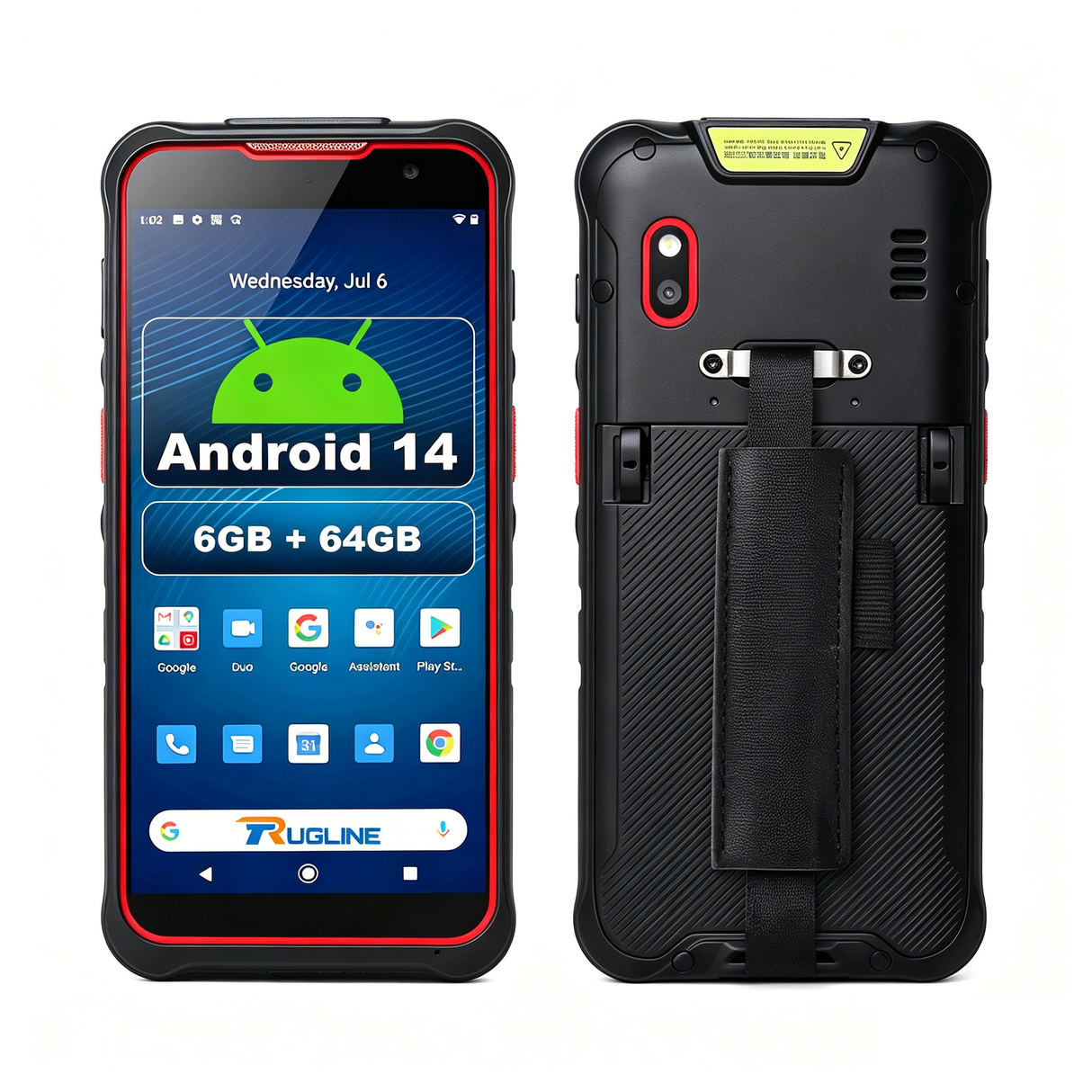 T10 Android 14 Mobile PDA with 2D Zebra SE5500 Barcode Scanner