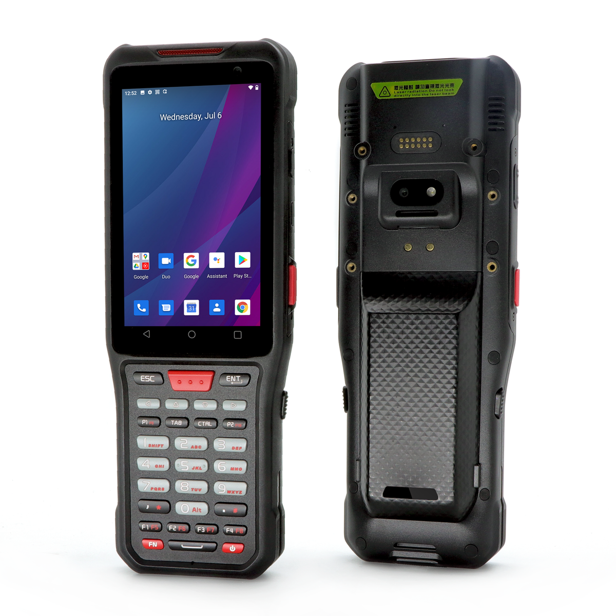 2026 New Long-Range-Android-Barcode-Scanner, Android 14 PDA, Works with Zebra 4770 Scanner, Long Distance Inventory Scanner with Trigger Handle, 1D 2D for Warehouse