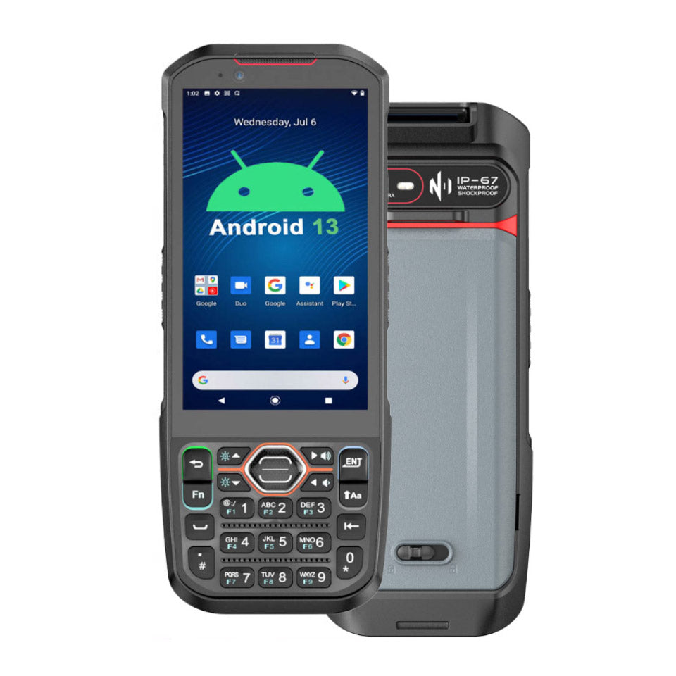 RT-T40X Android 13 Barcode Scanner 6G+64G,Supports hot plugging