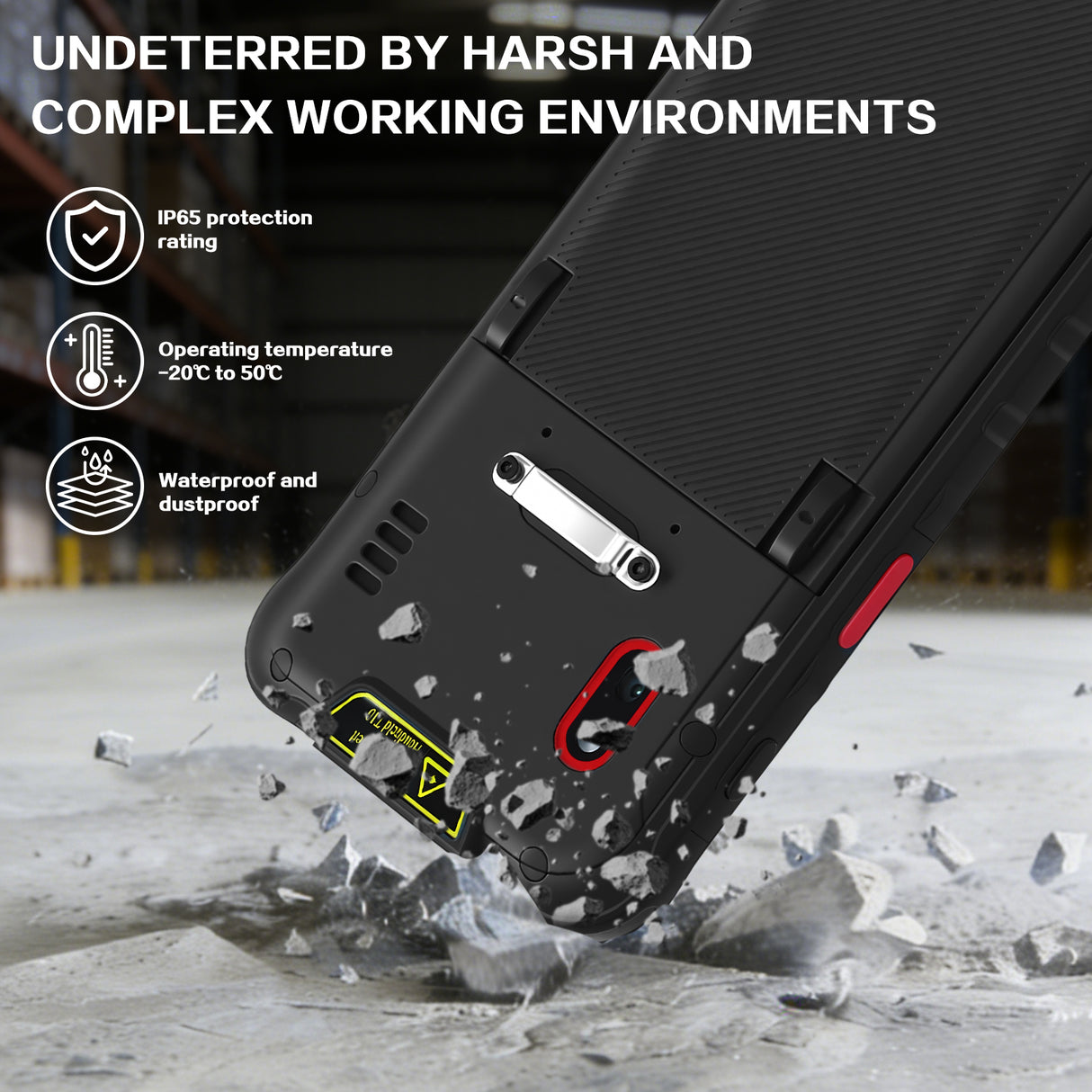 T10 Android 14 Mobile PDA with 2D Zebra SE4710 Barcode Scanner