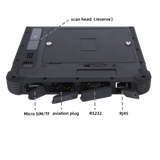 RT-10C 10.1" Rugged Tablet PC Intel Intel i5-1235U 16GB RAM+256GB Industrial Ourdoor Waterproof Windows or Ubuntu22.04 Linux RS-232 RJ45