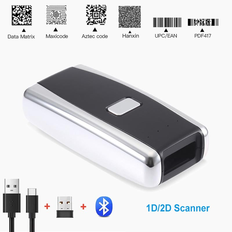 S01 Mini Bluetooth 1D / 2D Barcode Scanner