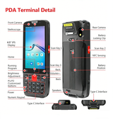 Cheap Smart Phone Android 13 Handheld PDA 2D Barcode Scanner with 4G LTE WIFI BT GPS Camra