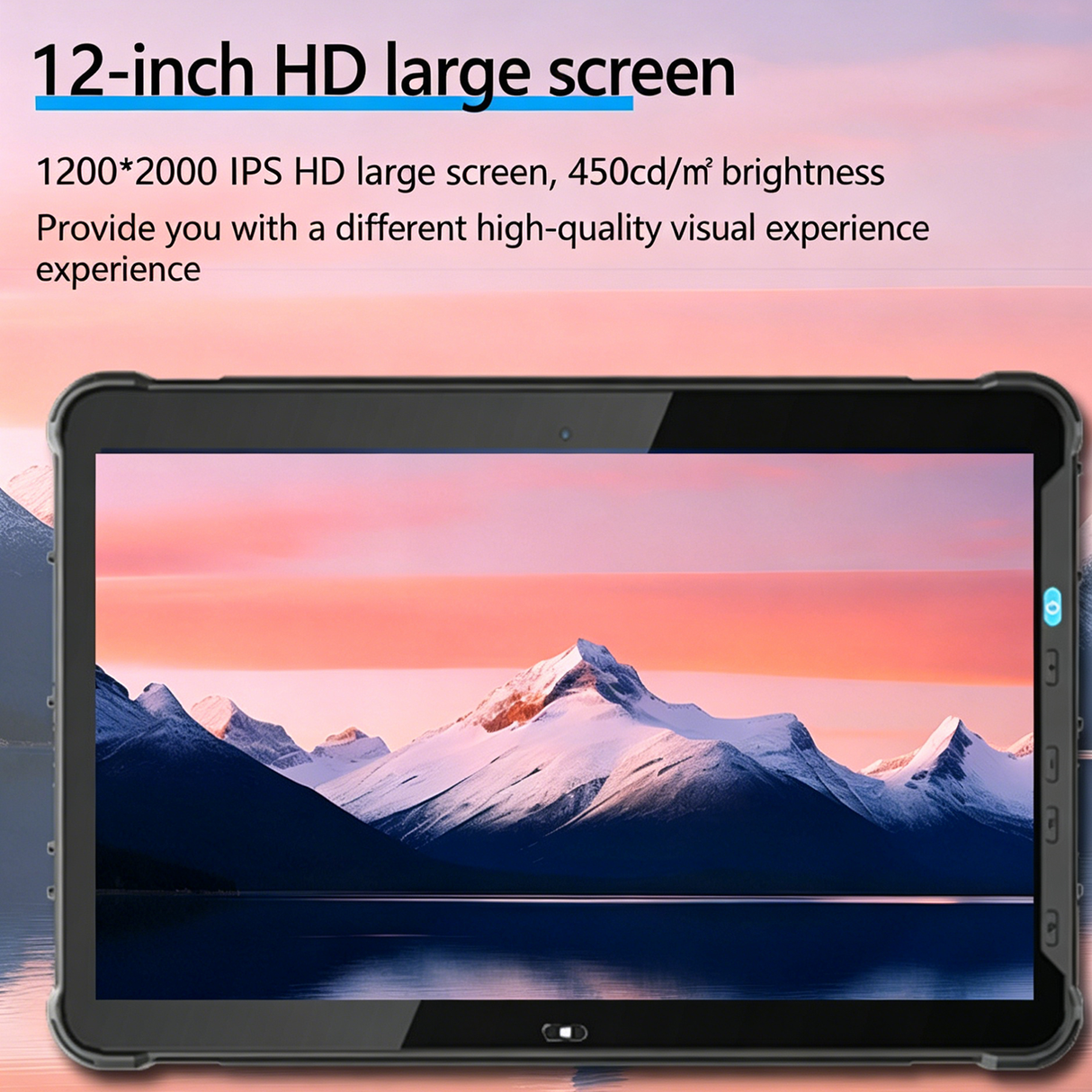 RT-12C 12" Rugged Tablet PC Intel Intel i5-1235U 16GB RAM+256GB Industrial Ourdoor Waterproof Windows or Ubuntu22.04 Linux RS-232 RJ45