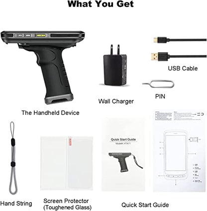 Handheld PDA 1D & 2D Barcode Scanner with Pistol Grip