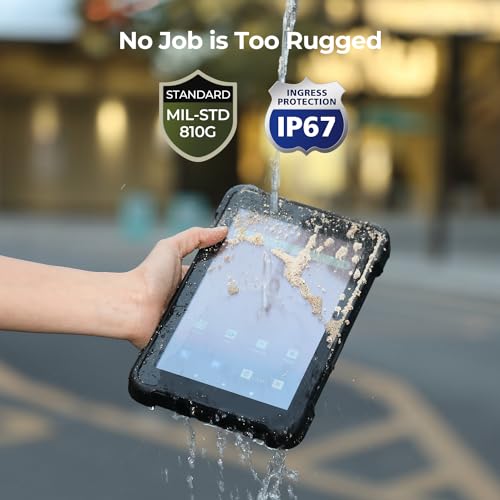 8 Inch Rugged Tablet Android 14 Industrial Tablet