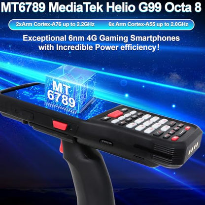 Android 14 PDA with Zebra SE5500 Scanner Pistol Grip