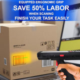 Android 14 PDA with Zebra SE5500 Barcode Scanner Pistol Grip Long-distance android barcode scanner