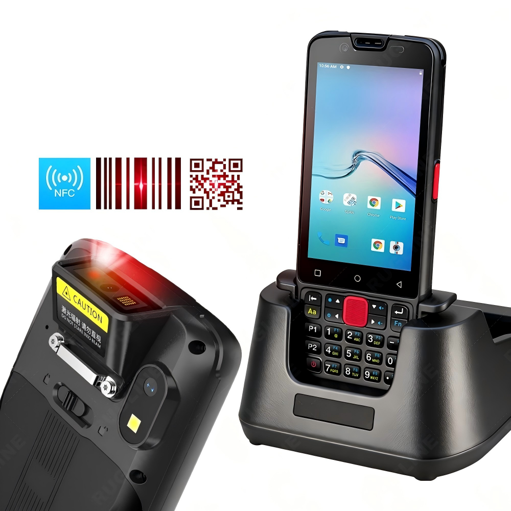 Cheap Smart Phone Android 13 Handheld PDA 2D Barcode Scanner with 4G LTE WIFI BT GPS Camra