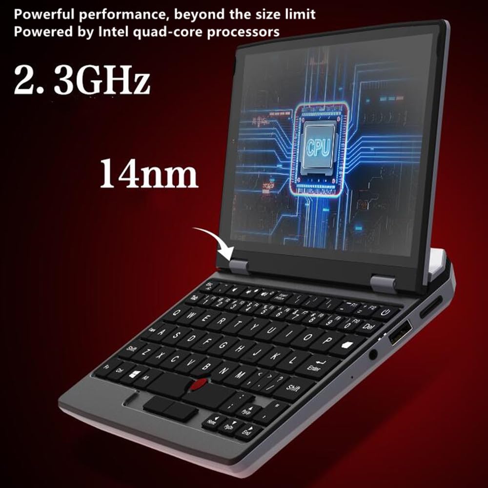 7.0 inch Mini Laptop Computer Windows 11 Pocket PC 12G+128G
