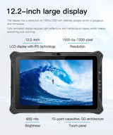 12.2" Windows 11 Pro Rugged Tablet PC PC Intel N5105 8GB+128GB