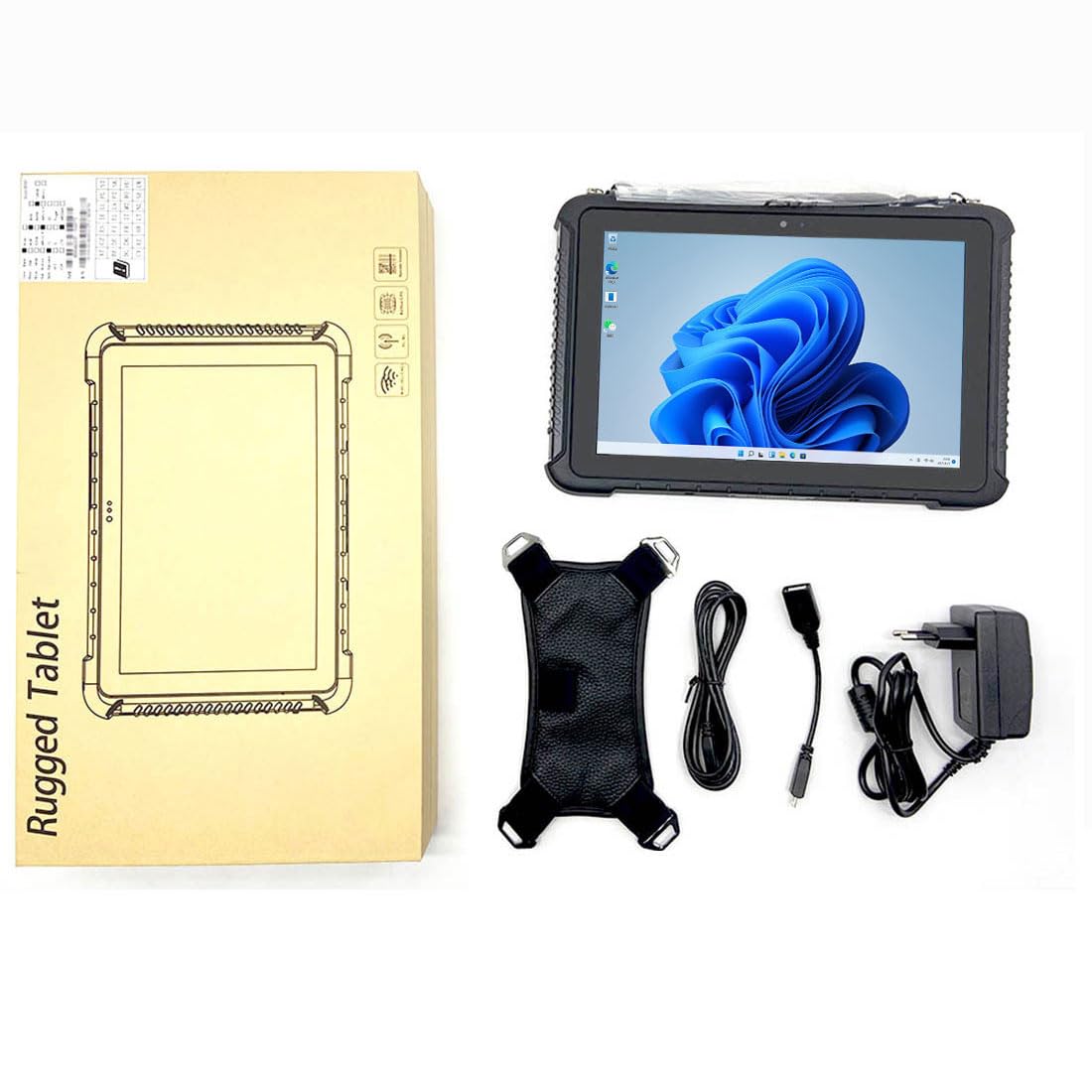 10.1 inch Windows 11 Pro Rugged Industrial Tablet Intel N5100, 8GB RAM/128GB