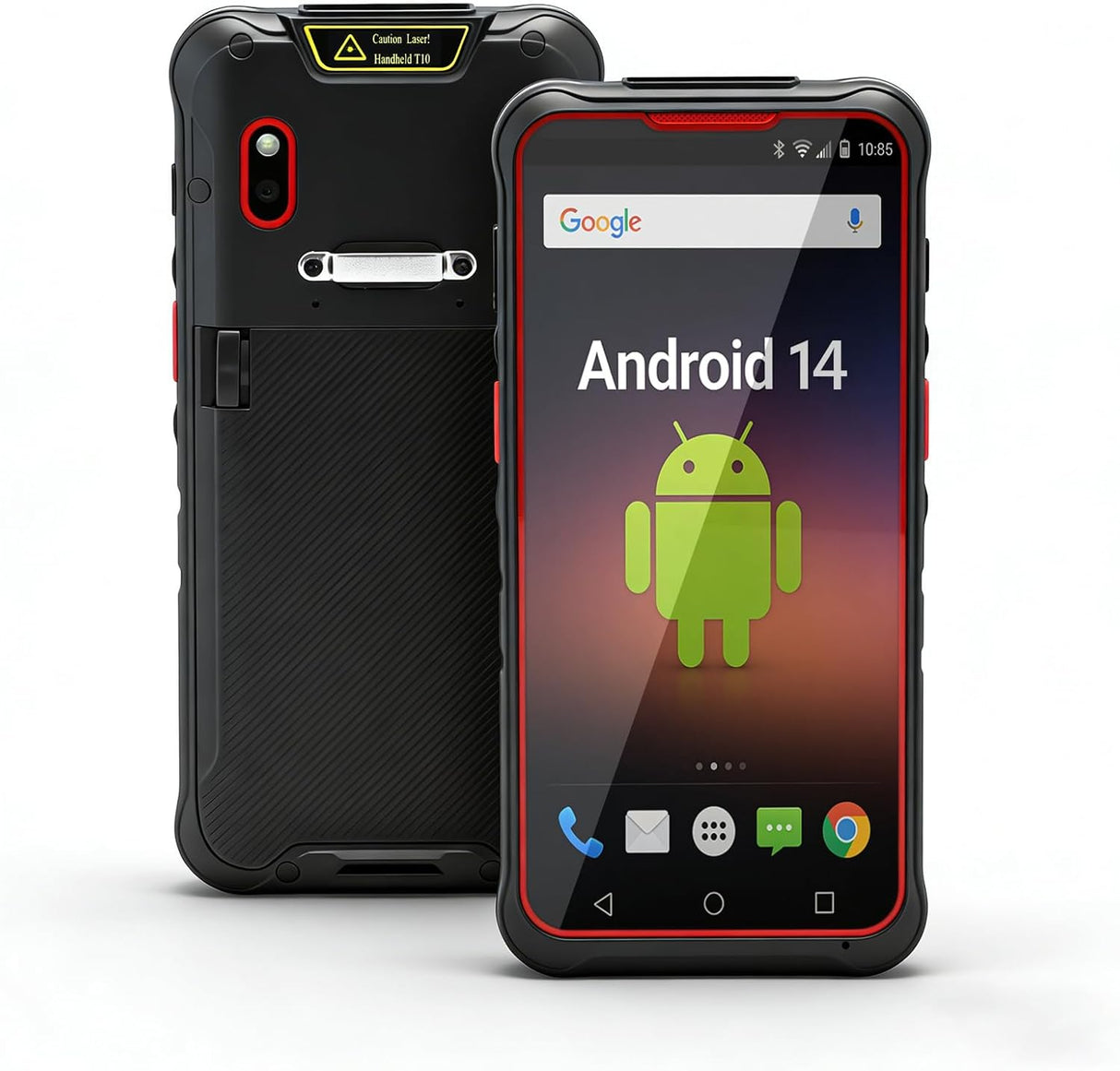 T10 Android 14 Mobile PDA with 2D Zebra SE4710 Barcode Scanner