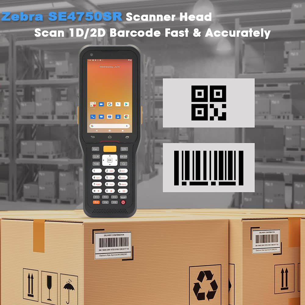 Rugged Android Handheld PDA Zebra 2D SE4750 Scan Engine