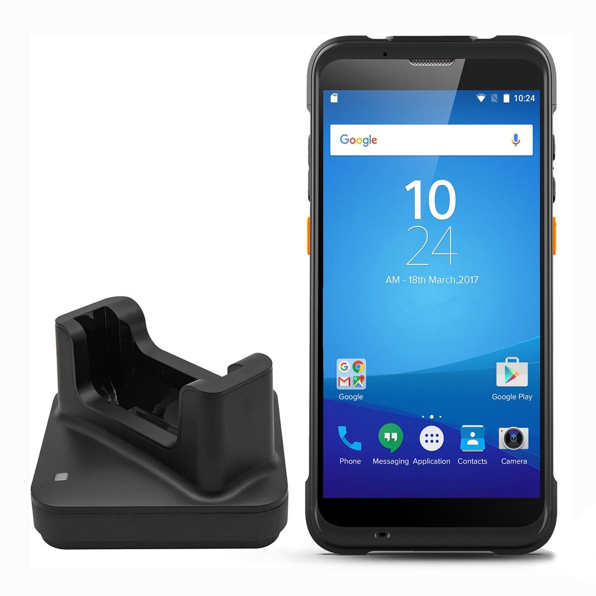 Android Barcode Scanner with Charging Dock