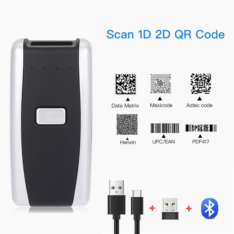 S01 Mini Bluetooth 1D / 2D Barcode Scanner