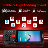 Cheap Smart Phone Android 13 Handheld PDA 2D Barcode Scanner with 4G LTE WIFI BT GPS Camra