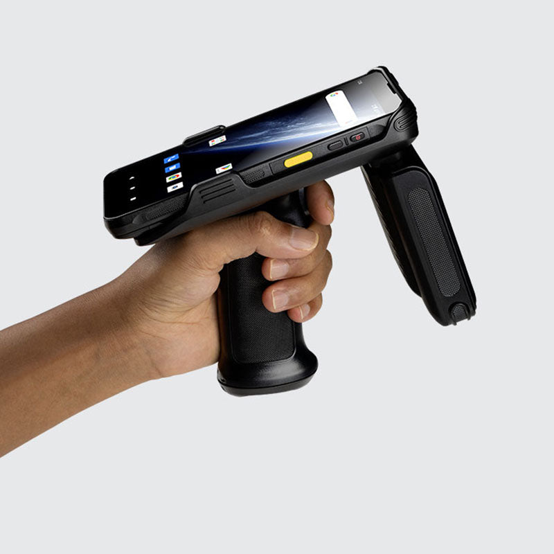 6 Inch Android Handheld PDA with UHF RFID Reader and Writer 2D Barcode Scanner