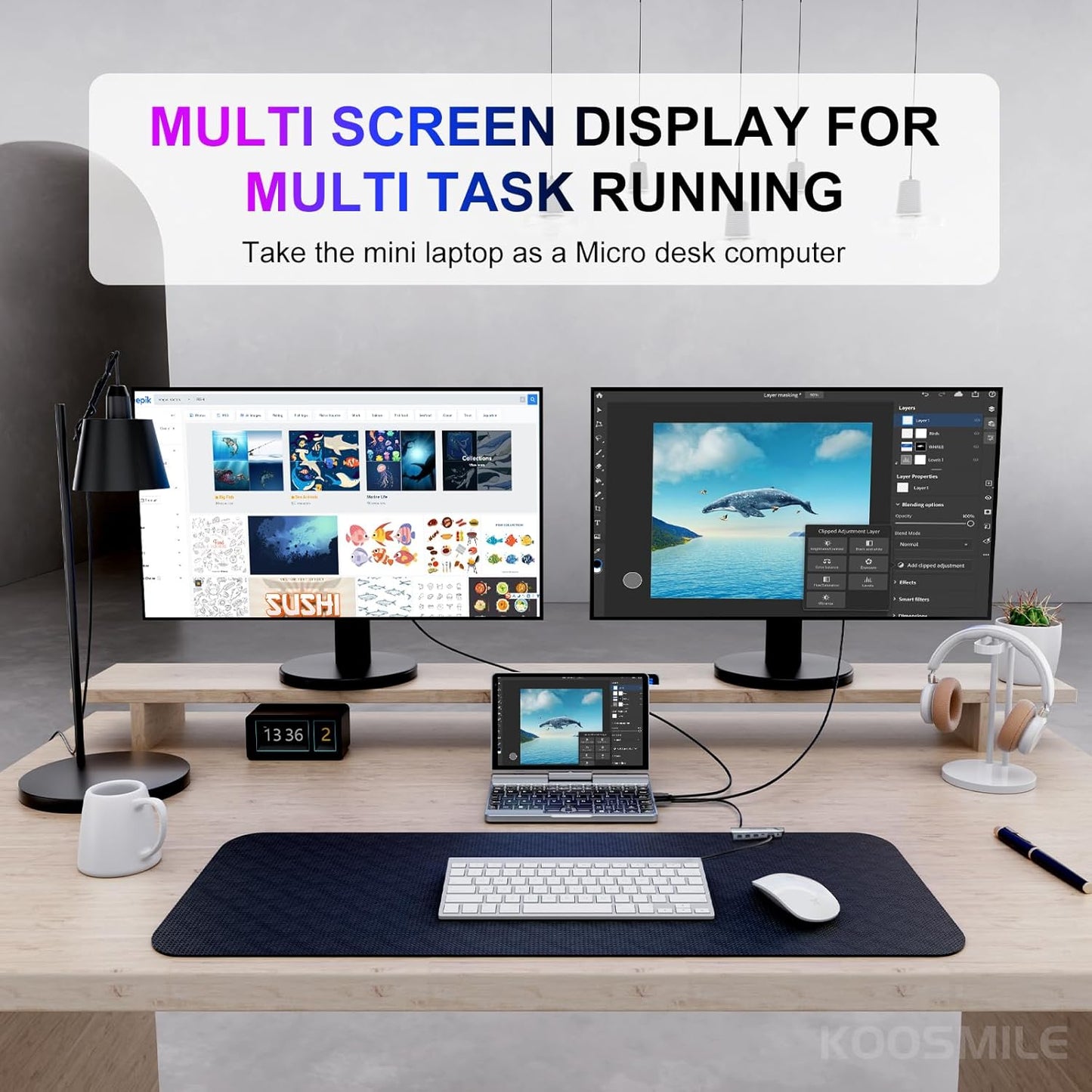 8 inch Mini Laptop Computer Windows 11 Pocket PC 12G+128G