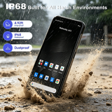 6" Full Screen Mobile Computer Inventory Scanner,Android 15 Barcode Scanner, Handheld PDA w/Zebra SE4710 Scan Engine, 4GB+64GB, IP68 Rugged Data Terminal for Warehouse&Logistics Management