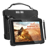 10.1" Rugged Tablet, Android 14 Waterproof Tablet, 8GB+128GB with GPS, 700nits Outdoor, IP65 Heavy Duty for Offroad UTV, Drone, 2Y Protection