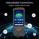 Android 13 PDA 6GB+64GB Barcode Scanner hot-swappable