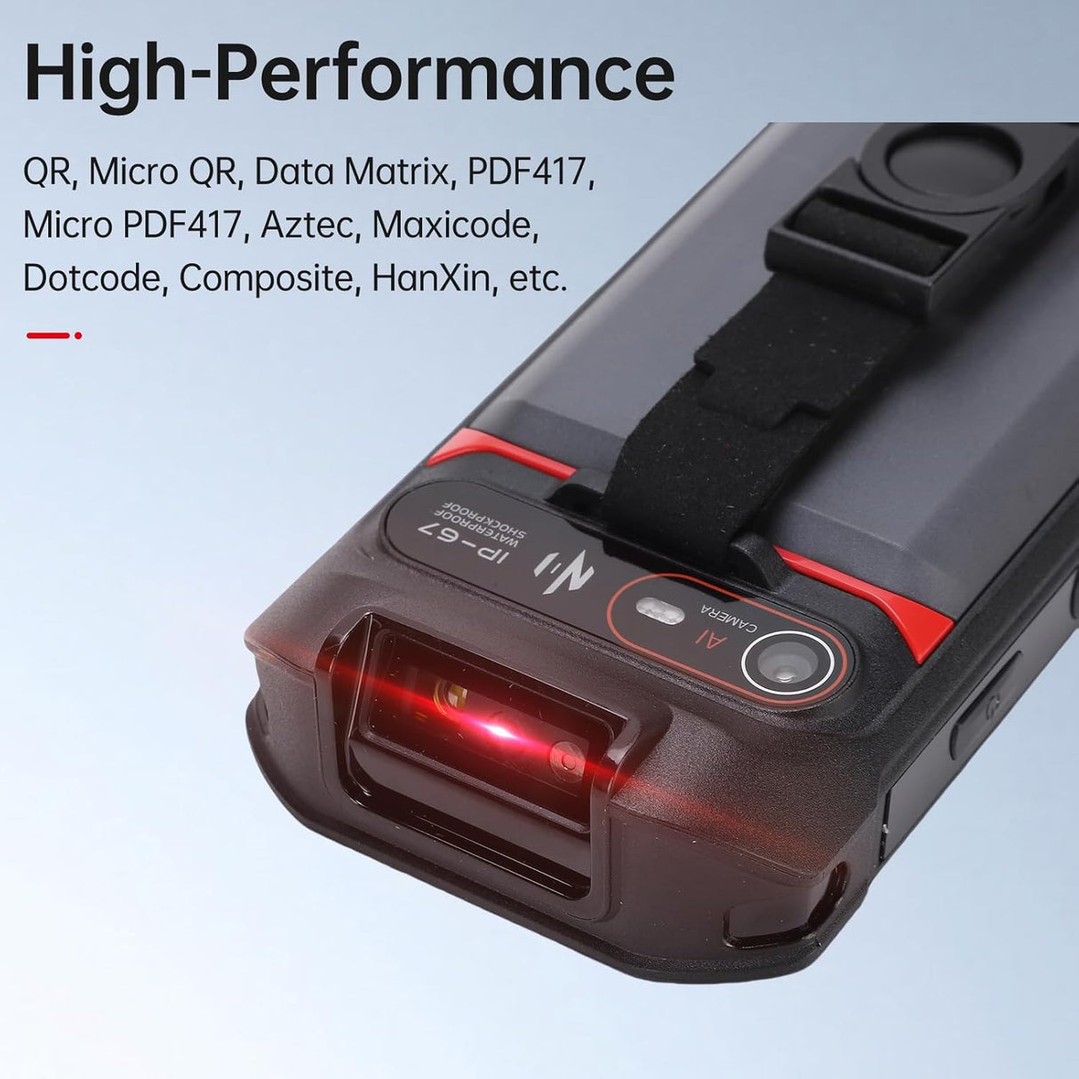 Android 13 PDA 6GB+64GB Barcode Scanner hot-swappable
