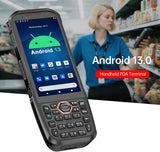 Android 13 PDA 6GB+64GB Barcode Scanner hot-swappable