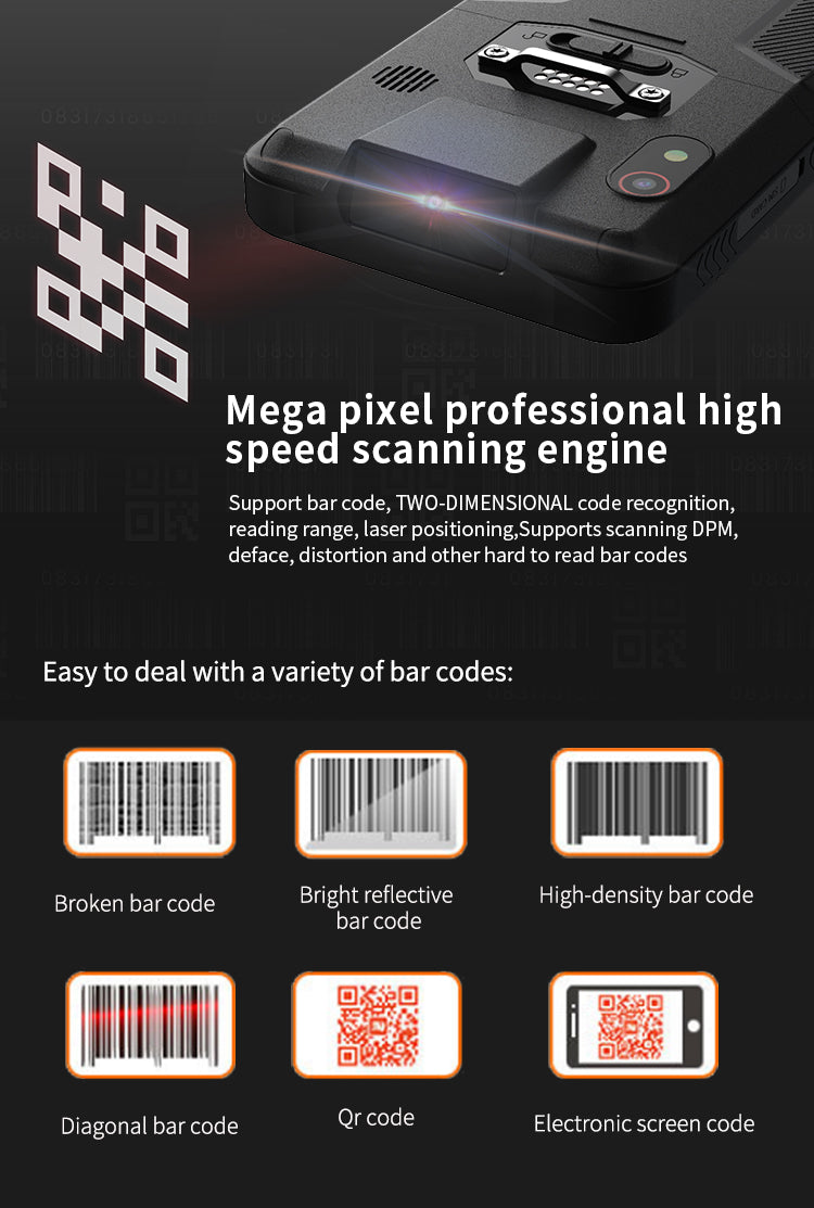 Cheap 4G LTE Mobile Data Collector Rugged Handheld Courier PDA Terminal with Barcode Scanner for Warehousing and Logistics