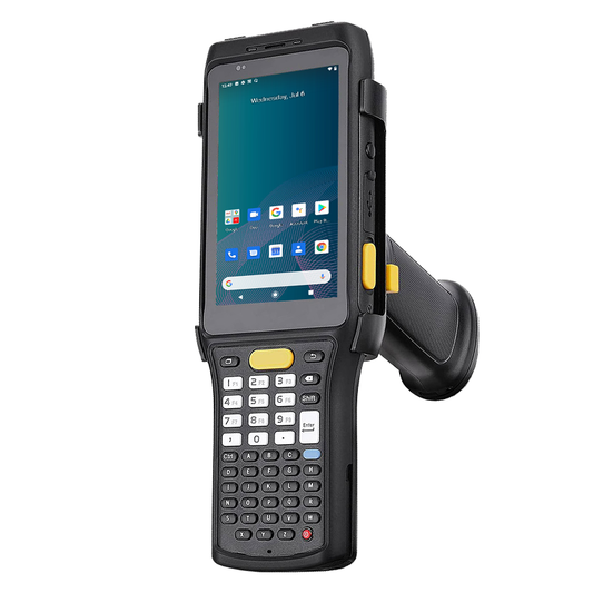RUGLINE RT61 2025 New Long-Range-Android-Barcode-Scanner, Android 13 PDA, Equip with Zebra 4850 Scanner, Long Distance Inventory Scanner with Pistol Grip, 1D 2D QR for Warehouse