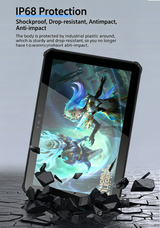 RT-T1 10.1" Rugged Tablet PC Android 14 6GB RAM+256GB Industrial Ourdoor Waterproof