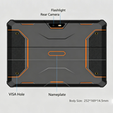 RT-T1 10.1" Rugged Tablet PC Android 14 6GB RAM+256GB Industrial Ourdoor Waterproof