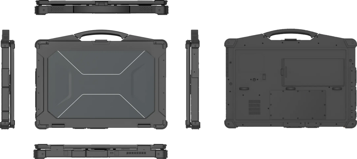 RT-X15M 15.6 Inch Rugged AI PC Intel Windows+AI Intel Windows 11 PRO Industrial Rugged Laptop