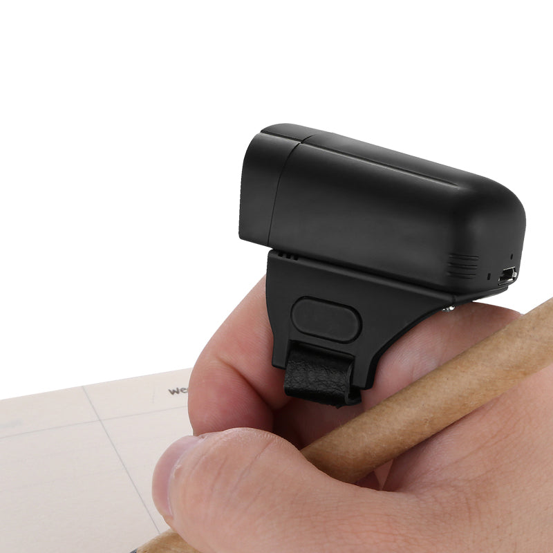 S02 Mini Bluetooth Wearable Ring 1D / 2D Barcode Scanner